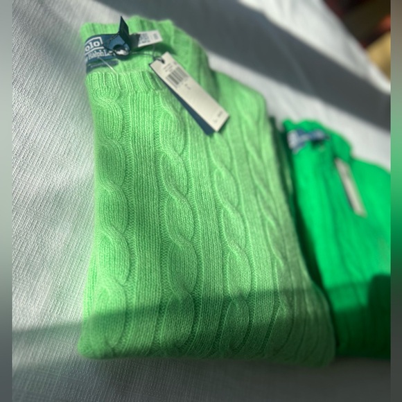 💥SOLD💥  750$ Polo by Ralph Lauren THE ICONIC CASHMERE SWEATER   Medium - Picture 6 of 9